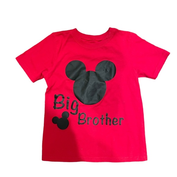 SET OF 2 “BIG BROTHER” & “LITTLE BROTHER” DISNEY T-SHIRTS - Picture 4 of 7